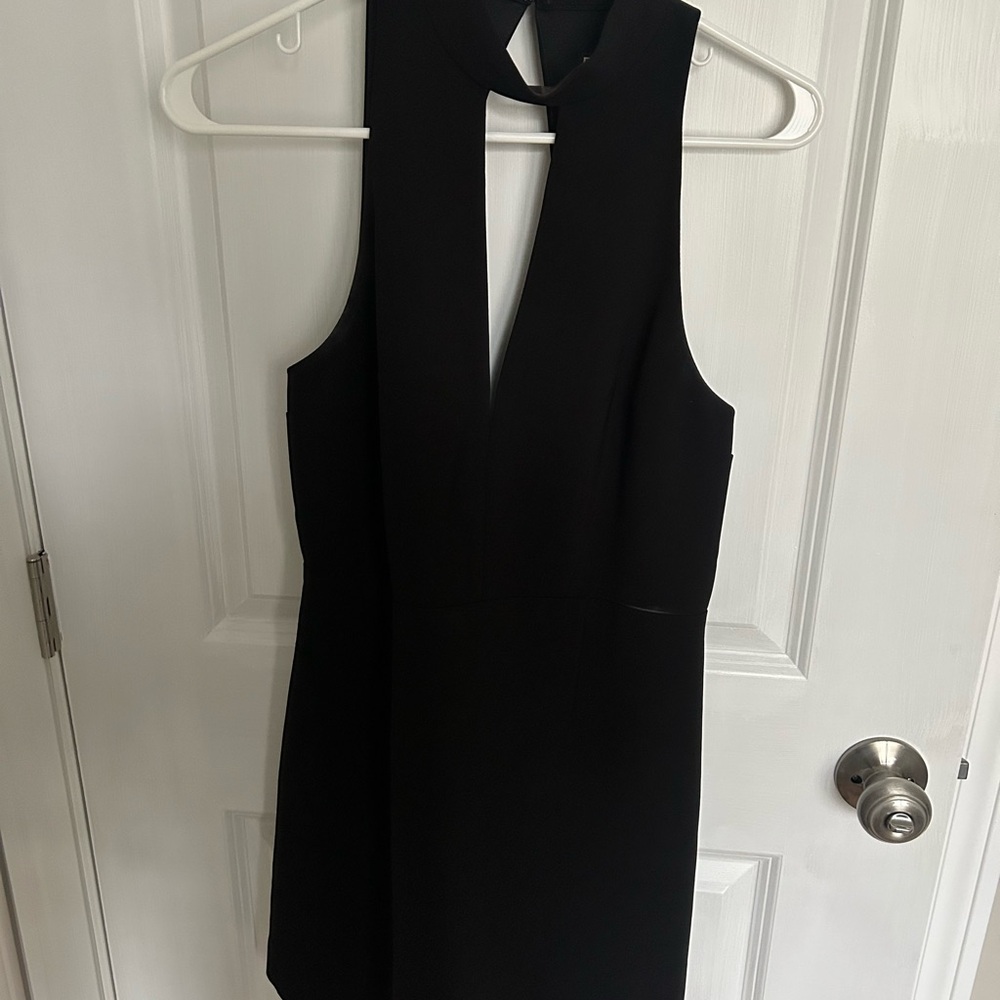 Express Black Asymmetrical Dress